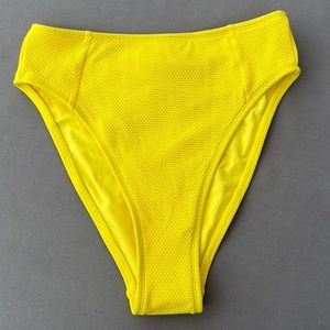 Stoney Clover Lane Target Collaboration, women’s size XS, yellow swim bottoms.